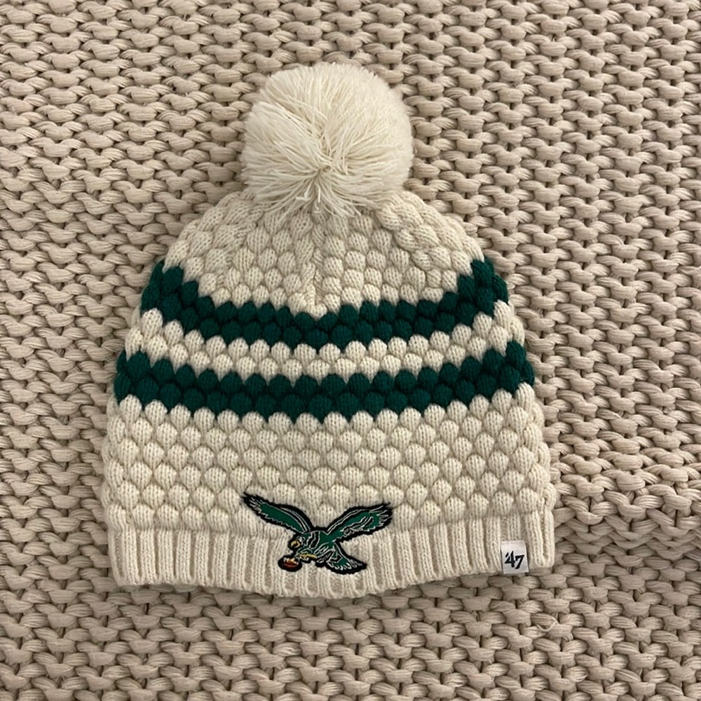 COPY - EAGLES KELLY GREEN BEANIE